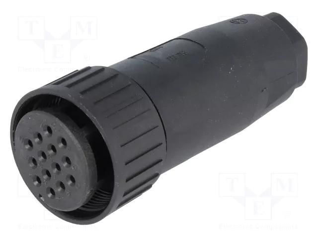 Connector: circular; plug; CM; IP67; PIN: 14; Plating: silver plated HIRSCHMANN CM06EA20-27S