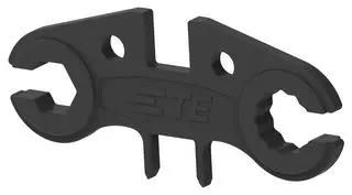 OPEN & NUT TIGHTEN TOOL, POLYMER, BLACK 1971903-1