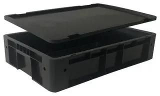 ESD STORAGE BOX W/ LIED, 600X400X130MM MP008305