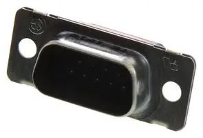 HD D-SUB HOUSING, PLUG, 15POS, CRIMP 204501-1