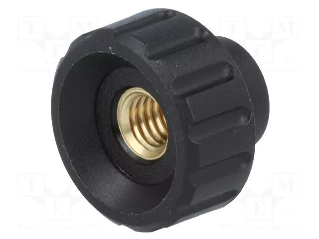 Knob; Ø: 20mm; Int.thread: M6; 12mm; H: 16mm; polyamide ELESA+GANTER BT.20FP-M6