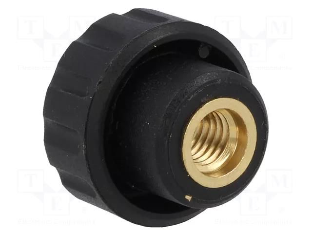 Knob; Ø: 16mm; Int.thread: M5; 10mm; H: 13mm; polyamide ELESA+GANTER BT.16FP-M5