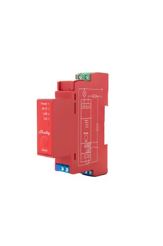 Shelly Pro 1PM is a heavy-duty Wi-Fi controlled relay switch with power metering 3800235268018 3800235268018