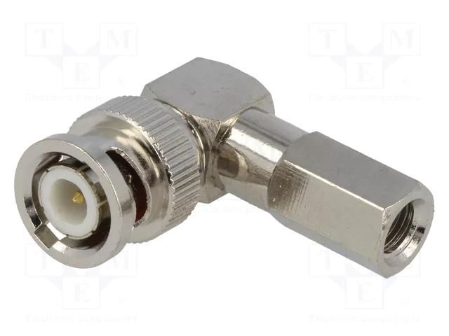 Connector: BNC; plug; male; angled 90°; twist-on; for cable YIZN Jiangsu Tengyu Electronics co. BNC-003