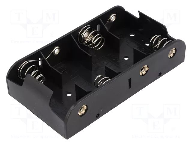 Holder; C,R14; Batt.no: 4; 6F22 type; black COMF BH-243B