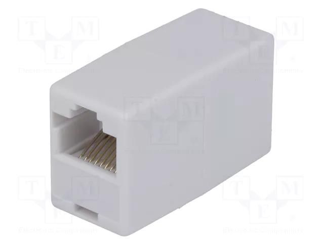 Coupler; 8p8c; RJ45 socket,both sides DIGITUS AT-A8/8