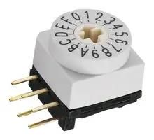 ROTARY CODED SW, HEX, 0.15A, 24VDC, THT 428427520916