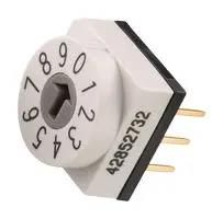 ROTARY CODED SW, OCTAL, 0.15A, 24VDC/THT 428527320908