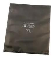CONDUCTIVE BAG, 16IN X 12IN, BLACK 203645