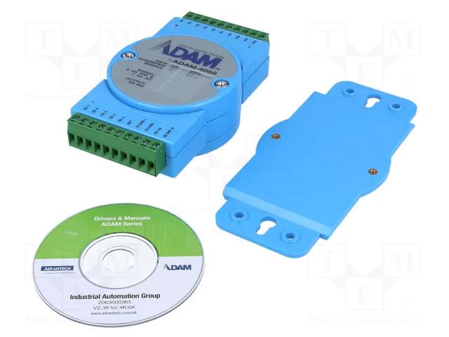Industrial module: digital input/output; -10÷70°C; ADAM-4000 ADVANTECH ADAM-4050