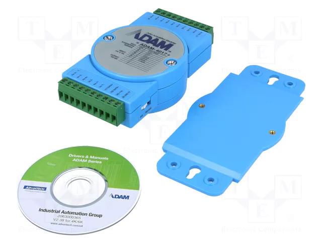 Industrial module: analog input; -10÷70°C; ADAM-4000; 10÷30VDC ADVANTECH ADAM-4017-PLUS