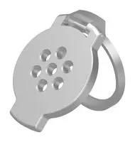 PROTECTION COVER, 38 MMX50 MM, ALUMINIUM 704.928.18