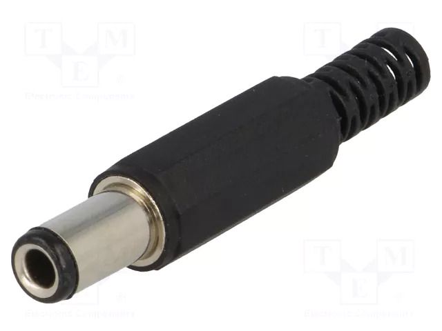 Connector: DC supply; plug; female; straight; for cable; soldering CHANGZHOU DAHUA IMP AND EXP (GROUP) CO PC-3.1/6.3