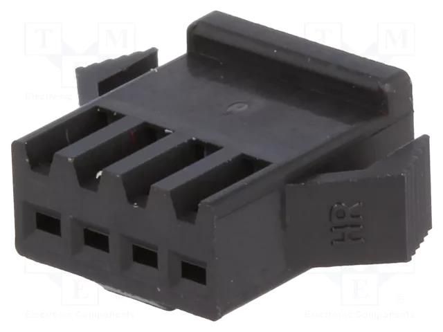 Connector: wire-wire; plug; female; NPP; 2.5mm; PIN: 4; w/o contacts NINIGI NPPW-04