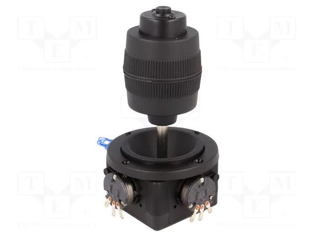 Joystick; 0÷5kΩ±5%,2- axes,FIRE function, 1 x NO contact; 5kΩ OMTER TYXN OM203A-M2