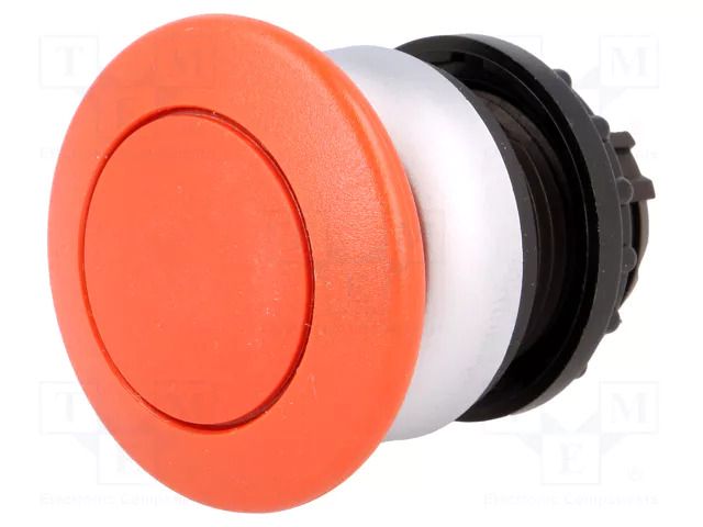 Switch: push-button; 22mm; Stabl.pos: 1; red; none; IP67; mushroom EATON ELECTRIC M22-DP-R