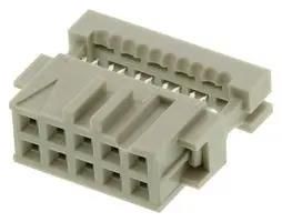 CONNECTOR, RECEPTACLE, IDC, 2.54MM, 10P 1-215911-0