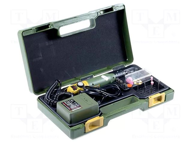 Drill with accessories; 40W; 12÷18VDC; 5000÷20000rpm; 43pcs. PROXXON PRN28515