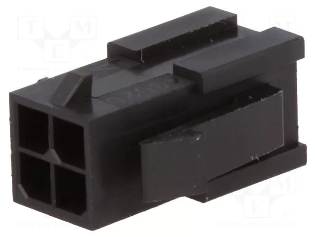 Connector: wire-wire; plug; male; PIN: 4; Micro-Fit 3.0; 3mm; 2x2; 5A MOLEX MX-43020-0400