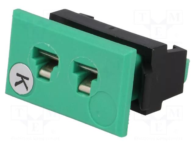 Connector: for thermocouple; socket; female; PIN: 2 LABFACILITY IM-K-FF-IEC-