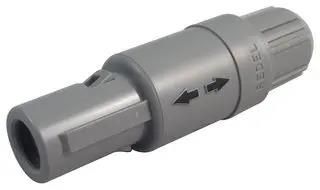 PLUG, 3MM, GREY, 2WAY PAG.M0.2GL.AC39G