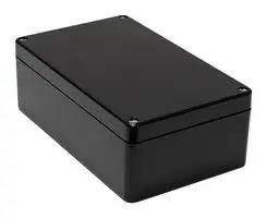 ENCLOSURE, WALL MOUNT, PET/GFR, BLACK 1590ZGRP162BK