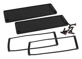 END PANEL, ENCLOSURE, BLACK, ALUM 1457TWP