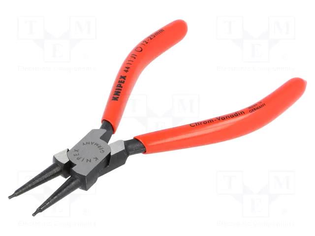 Pliers; for circlip; internal; 12÷25mm; Pliers len: 140mm; Ø: 1.3mm KNIPEX KNP.4411J1