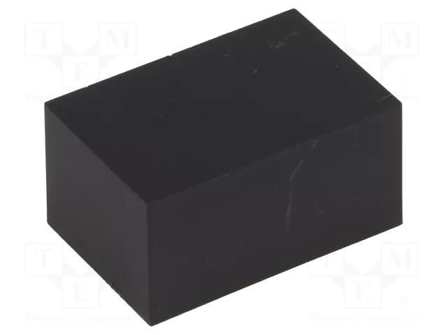 Enclosure: designed for potting; X: 20mm; Y: 30mm; Z: 15mm; ABS; 1596 HAMMOND HM-1596B102-10
