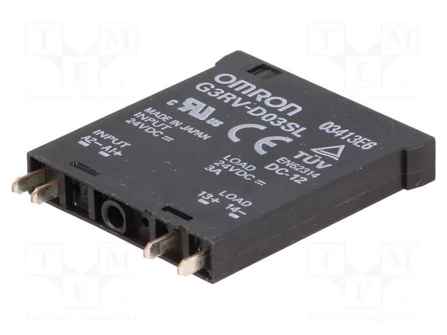 Relay: solid state; 3A; G3RV OMRON G3RV-D03SL-24DC
