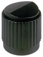 ROUND SKIRTED KNOB WITH DOT IND, 6.35MM MS91528-2E2B