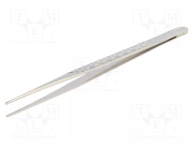 Tweezers; 160mm; Blades: elongated; Blade tip shape: rounded DONAU ELEKTRONIK D-PZ7