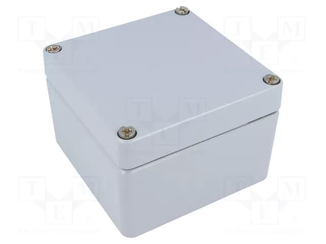 Enclosure: multipurpose; X: 120mm; Y: 122mm; Z: 81mm; EUROMAS; IP66 BOPLA ETA119