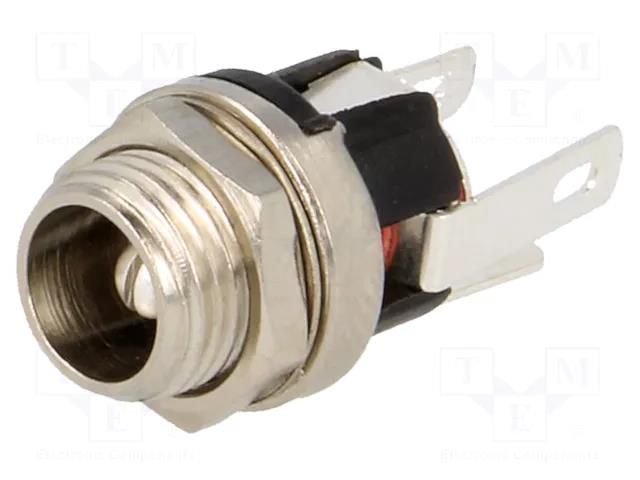 Connector: DC supply; socket; male; soldering; 5.5/2.5mm; 5.5mm CLIFF FC681446