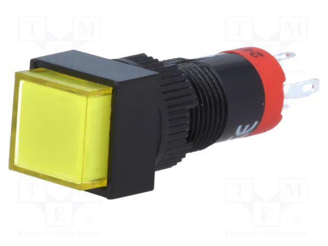 Switch: push-button; Pos: 2; SPDT; 0.5A/250VAC; 1A/24VDC; ON-ON ONPOW V10F-11Z-24Y