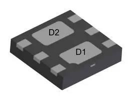 TRANSISTOR MOSFET DUAL, 20V, U-DFN2020-6 DMN2053UFDB-7