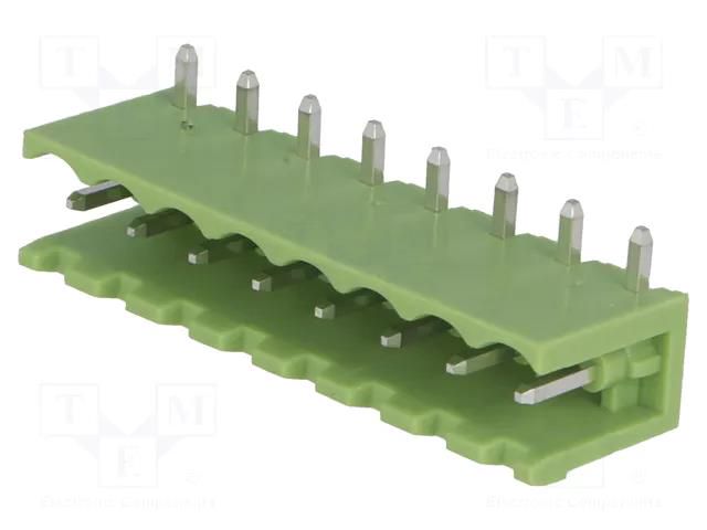 Pluggable terminal block; Contacts ph: 5mm; ways: 8; angled 90° XINYA TBG-5.0-KB-8P