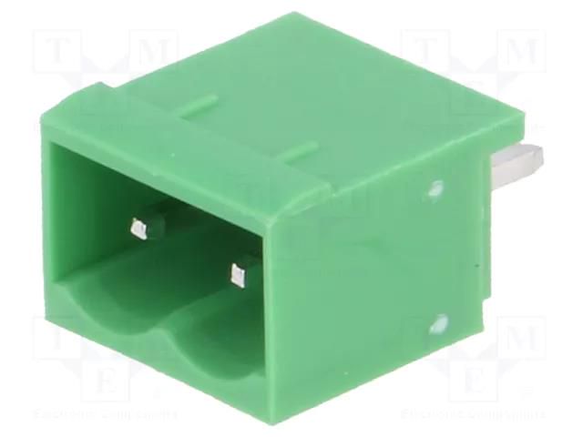 Connector: pluggable terminal block; socket; male; 15A; 300V; THT NINIGI TBG-5-PW-2P/GN