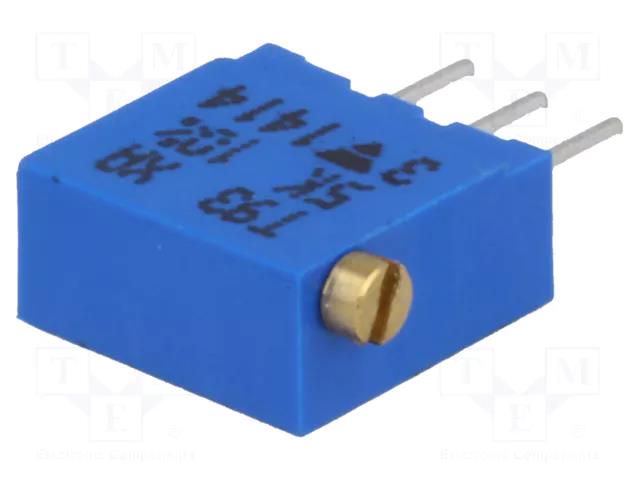 Potentiometer: mounting; multiturn; 5kΩ; 500mW; THT; ±10%; linear VISHAY T93XA5K