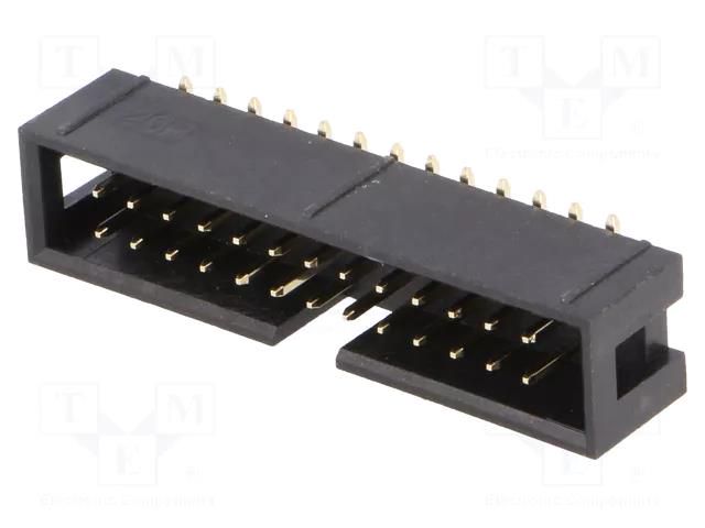 Connector: IDC; socket; male; PIN: 26; vertical; SMT; 2.54mm; 2x13 AMPHENOL COMMUNICATIONS SOLUTIONS T821M126A1S100CEU-