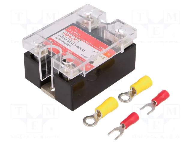 Relay: solid state; Ucntrl: 4÷32VDC; 10A; 24÷280VAC; SSR-R; 1-phase QLT POWER SSR-1028RD3