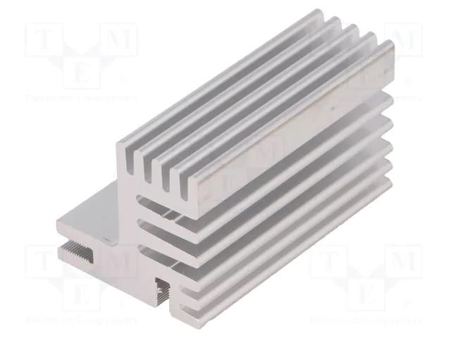 Heatsink: extruded; TO220; natural; L: 50mm; W: 30mm; H: 31mm; 7.8K/W FISCHER ELEKTRONIK SK609-50AL