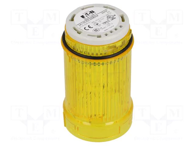 Yellow; LED; 24VDC; 24VAC; IP66; SL4; -30÷60°C; signalling column EATON ELECTRIC SL4-L24-Y