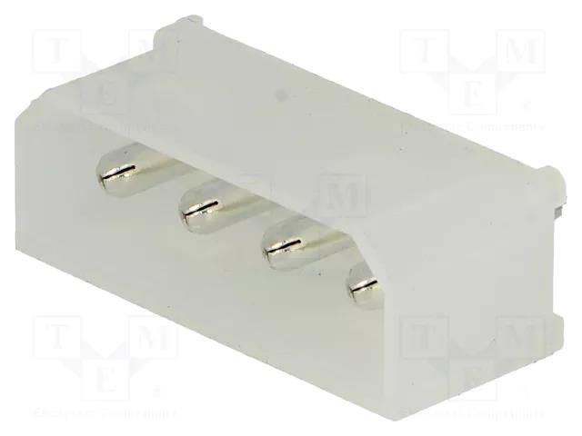Connector: wire-board; socket; male; 6A; PIN: 4; straight; THT JOINT TECH SEM4-P
