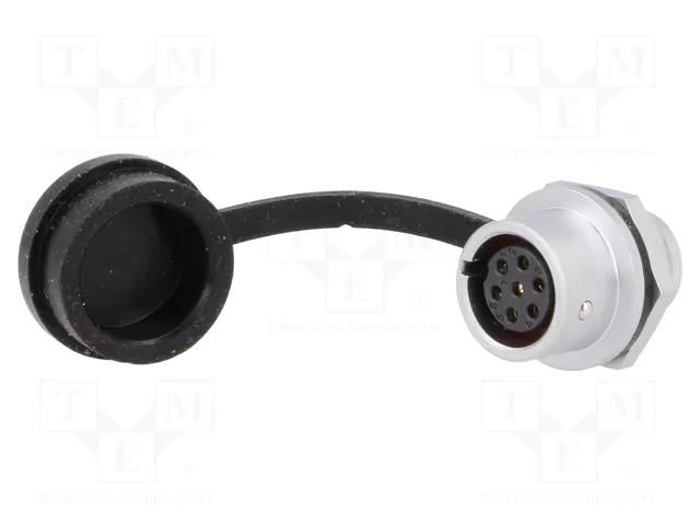Connector: circular; socket; female; PIN: 7; IP67; SF12; 5A; 125V WEIPU SF1212/S7