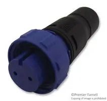 CIRCULAR CONNECTOR, RCPT, 2P, SKT, CABLE PX0410/02S/5560