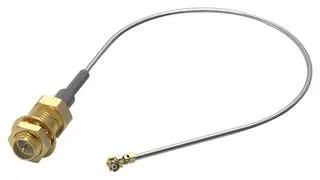 CABLE, RPSMA JACK-R/A UMRF PLUG, 100MM 636209110100