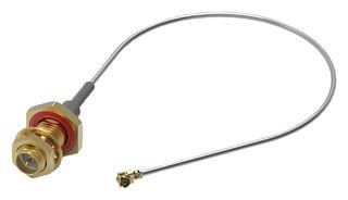 CABLE, RPSMA JACK-R/A UMRF PLUG, 150MM 636210040150