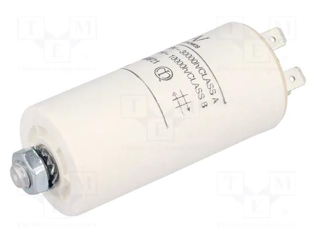 Capacitor: polypropylene; motors, run; 5uF; 470VAC; Ø30x56.5mm KEMET C274AC34500SA0J