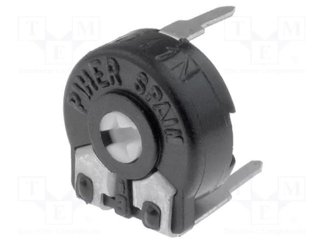 Potentiometer: mounting; single turn,horizontal; 5MΩ; 150mW; ±30% PIHER PT10LV-5M